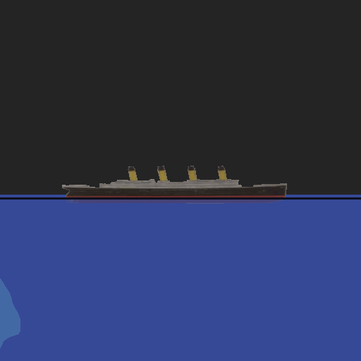 rms titanic sinking. Image: screenshot of the scene