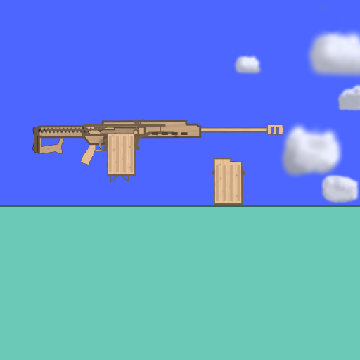 barrett 50 cal. wooden Barrett 50 .Cal