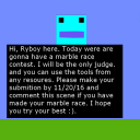 screenshot of the scene