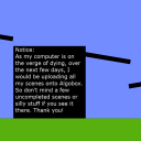 screenshot of the scene